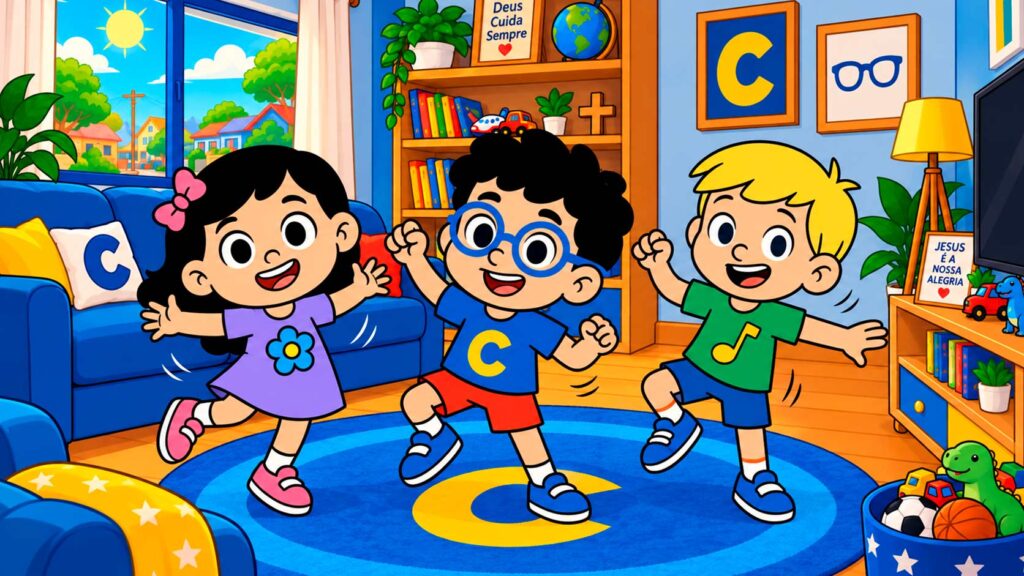 Turma do Chicado - Personagem infantil para Crianças Gospel